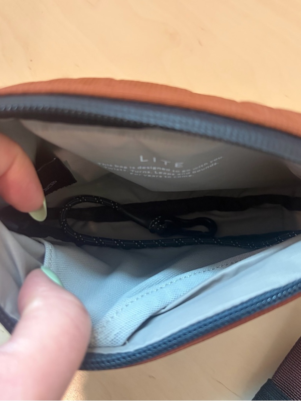 Bellroy Lite Belt Bag Clay Orange Grey Crossbody Fanny Pack 1.8L Lightweight - Picture 9 of 10